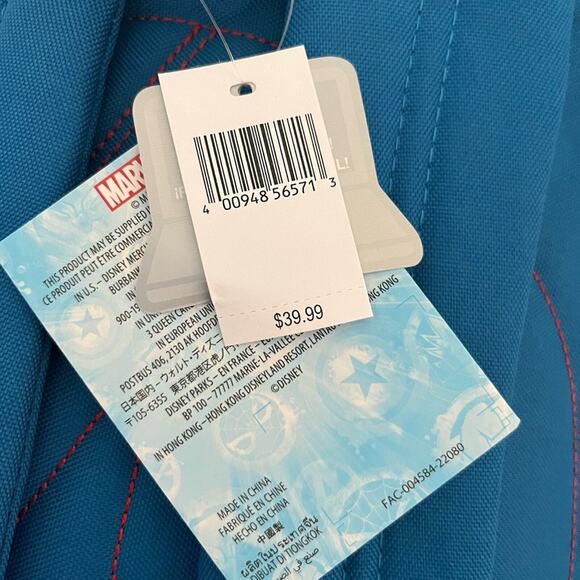 Avengers Marvel Backpack with Laptop Sleeve and Stickers Disney Parks NWT - Picture 5 of 11